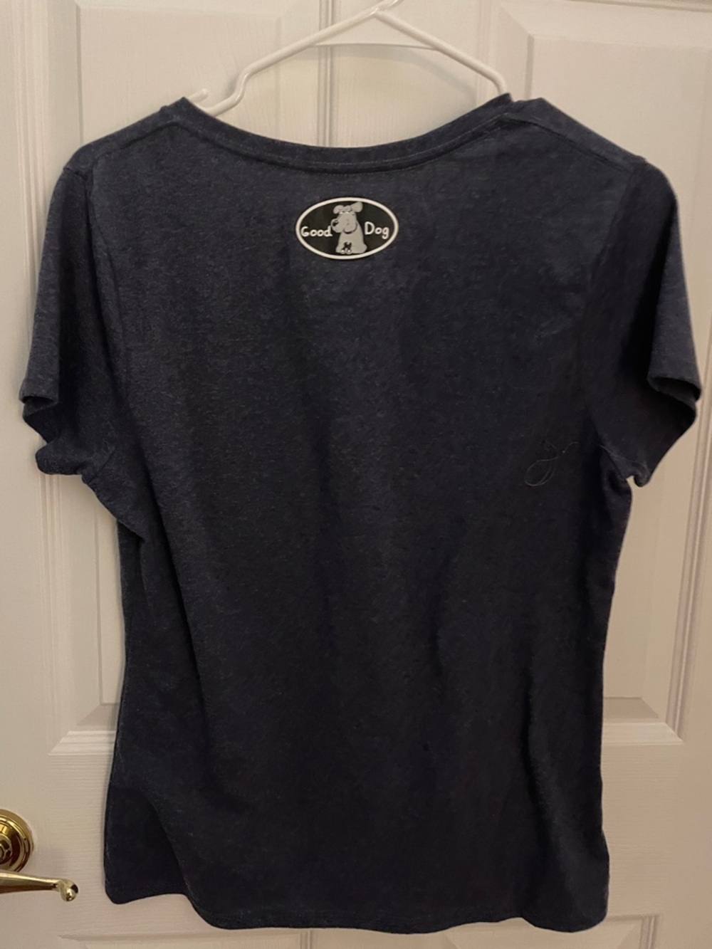Hanes Black Short Sleeve Tee "Good Dog" Graphic - Picture 6 of 6